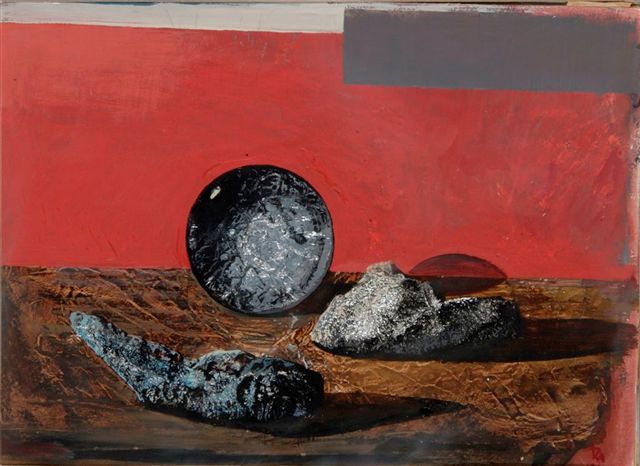 Kövek színes háttérrel (Magyar Nemzeti Galéria tulajdona)