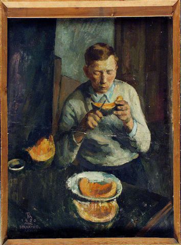 Dinnyéző (tanulmány Bernáth o.)